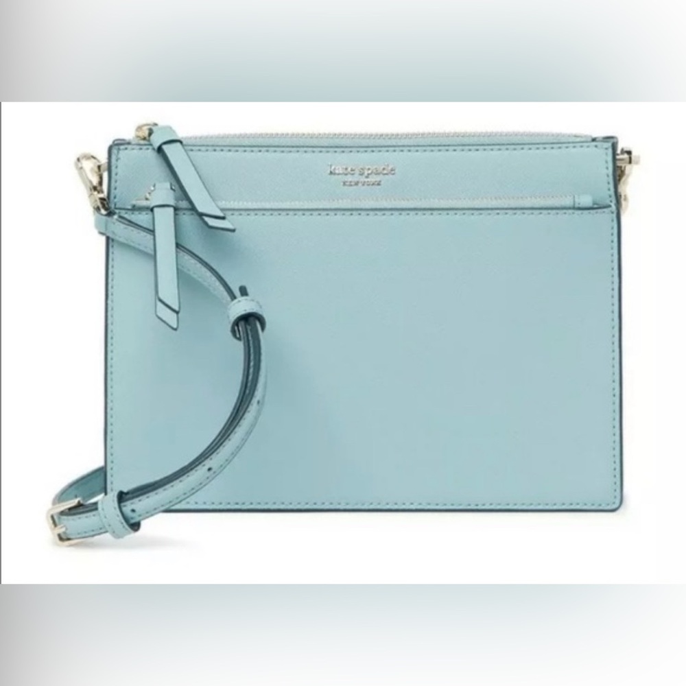 kate spade Light Blue Leather Crossbody Bag